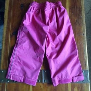 REI Pink Nylon Water Proof Rain Pants